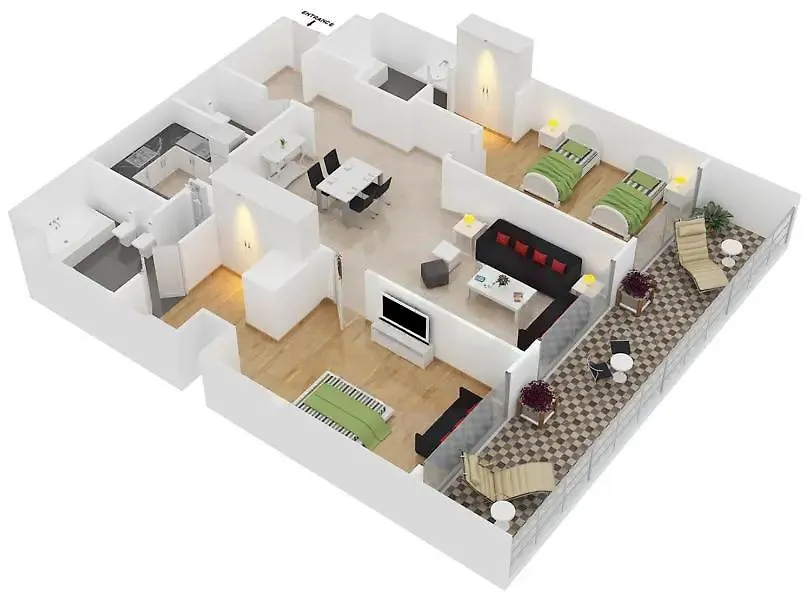 Lux The Anantara Residence Suite 2 Dubai Apartment